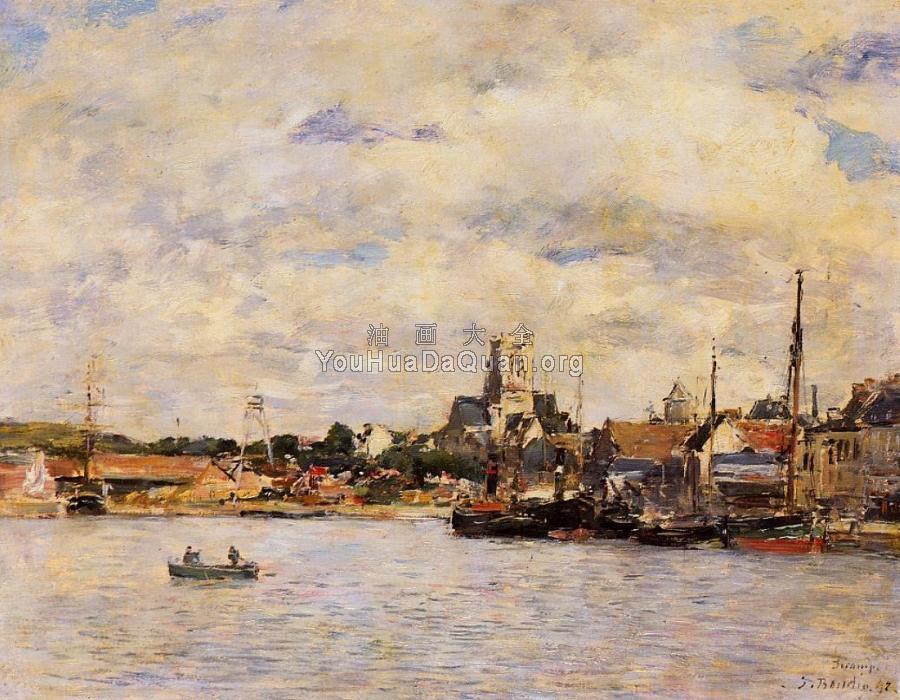 Fecamp, the Port - 尤金·布丹